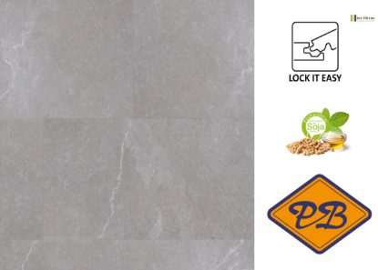 Afbeeldingen van Ter Hürne perform SPC vinyl lock it easy tegel XXL natuursteen Cartagena 6mmx60,3x121,3cm (per pak van 2 stuks=1,463m²)