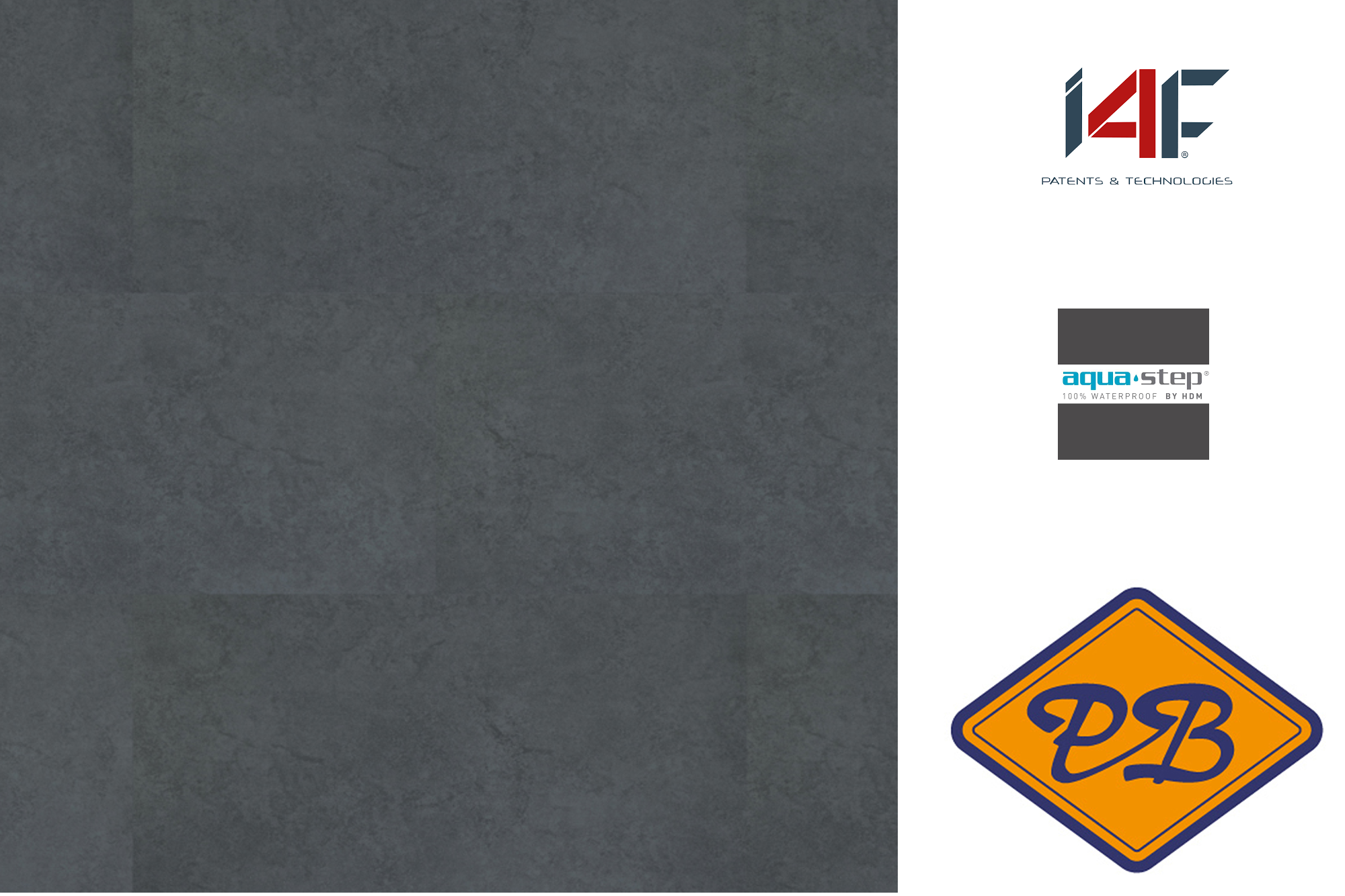 Afbeeldingen van HDM aqua step SPC vinyl click wand- en vloertegel Norwich XL 4mmx47,5x95cm (per pak van 5 stuks=2,26m²)