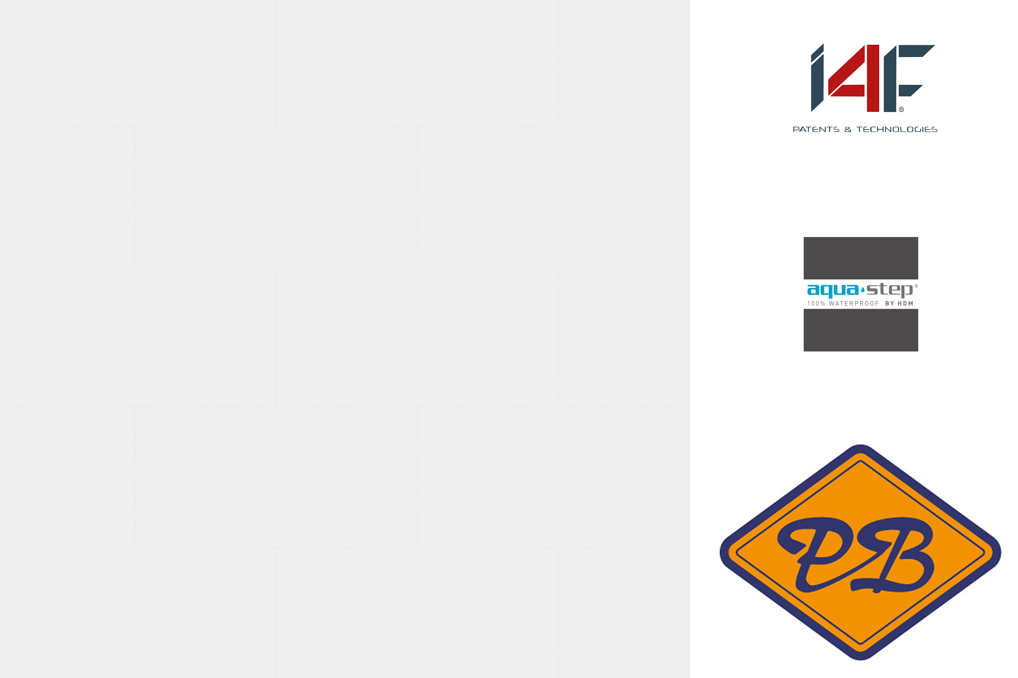 Afbeeldingen van HDM aqua step SPC vinyl click wand- en vloertegel Dublin L 4mmx30,5x61cm (per pak van 12 stuks=2,23m²)