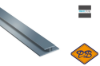 Afbeeldingen van HDM aqua step PVC koppelprofiel aluminium 27x4,5x15x1mmx260cm
