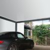 Afbeeldingen van Outdoor luxe pvc wand & plafond carport schroot brillante wit 10x250mm