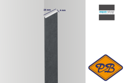 Afbeeldingen van HDM aqua step SPC afdeklijst Norwich 4x25mmx240cm