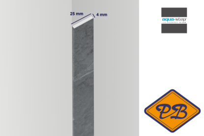 Afbeeldingen van HDM aqua step SPC afdeklijst Hawick 4x25mmx240cm