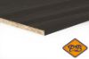 Afbeeldingen van Unilin geplastificeerd meubelpaneel 18mm donker eiken 2-zijdig voorzien van melamine kantenband
