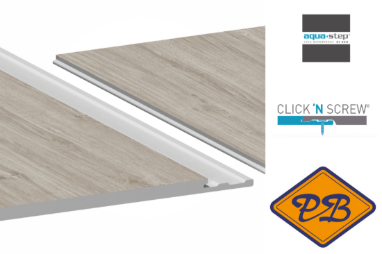Afbeeldingen van HDM outdoor® SPC enkelzijdig massief click 'N screw gevelpanelen oak lightgrey 6mm
