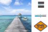 Afbeeldingen van HDM aqua step SPC click 'N screw  wandpaneel visuals digitale print tropical sea pier 4,5mm XL