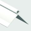 Afbeeldingen van HDM outdoor®Aluminium hoekprofiel kraal *RAL 9003 uni clear white ultra mat 35x35mmx300cm