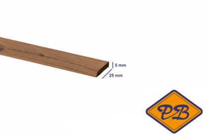 Afbeeldingen van Euro home DESIGN vuren deklijst 5x24mmx240cm K411 laguna eiken