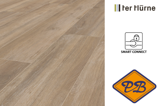 Afbeeldingen van Ter Hürne IKO grand line smart connect pro aqua 1 premium laminaat landhuisdeel XL eiken candy shop 10mmx24,5x200cm (per pak van 5 stuks=2,45m²)