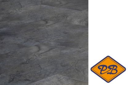 Afbeeldingen van INTRA SPC vinyl clic 2271-1 black slate vloertegel 5mmx30,5x61cm (per pak van 10 stuks universeel=1,86m²)