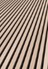 Afbeeldingen van Ter Hürne SILENTdesign akoustiek 3D wand-en plafond paneel 1-zijdig edelgefineerd eiken Theems fineline wit naturel geolied 21mm
