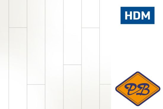 Afbeeldingen van HDM wand-en plafondpaneel HDF avanti AQUA superwit glans 10mm