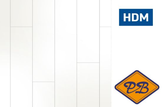 Afbeeldingen van HDM wand-en plafondpaneel MDF avanti EXLUSIVE superwit glans 10mm