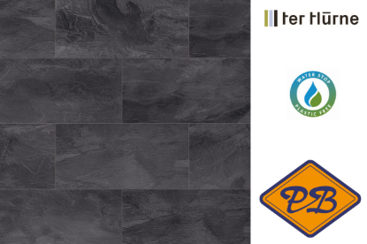 Afbeeldingen van Ter Hürne DURECO STRONG click tegel laminaat stone edition Boracay 12mmx33,0x63,8cm (per pak van 7 stuks=1,474m²)