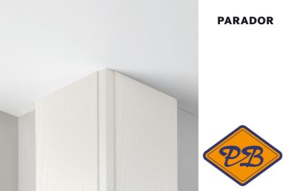 Afbeeldingen van PARADOR vouwlijst FAL essen wit glans stroken decor 3x30x30mmx220cm