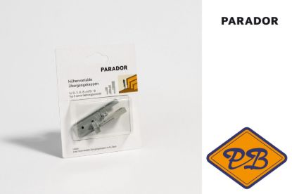 Afbeeldingen van PARADOR universele PVC verbindingstukken aluminium look type 2 voor plinten SL 5 & SL 18 (per blister= 2 stuks)