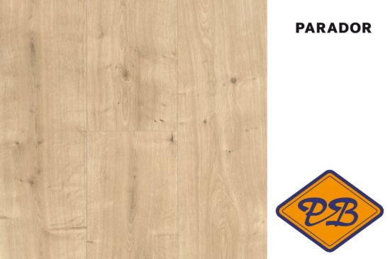 Afbeeldingen van PARADOR BASIC 400 V4 safe lock® PRO click laminaat landhuisdeel eiken geslepen zijdemat structuur 8mmx19,4x128,5cm (per pak van 10 stuks=2,49m²)