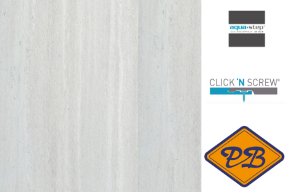 Afbeeldingen van HDM aqua step SPC click 'N screw LUXURY wandpaneel Dundee XL 4,5mm