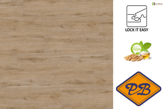 Afbeeldingen van Ter Hürne PERFORM SPC vinyl lock it easy landhuisdeel eiken Gent 6mmx22,2x121,3cm (per pak van 6 stuks=1,61m²)