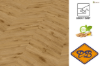 Afbeeldingen van Ter Hürne PERFORM SPC vinyl lock it easy Chevron strook eiken York 6mmx14,5x66,5cm (per pak van 12 stuks universeel=1,15m²)
