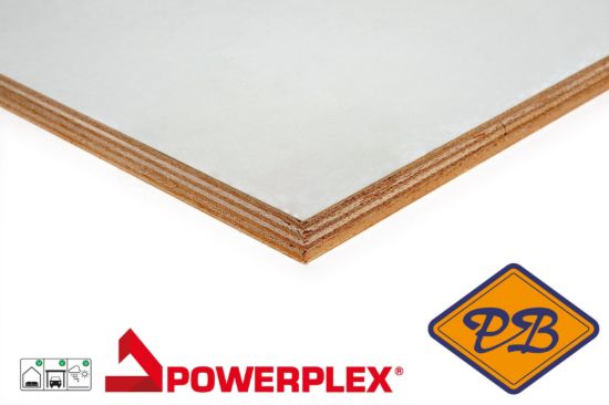 Afbeeldingen van okoumé *15 jaar supergarant multiplex B/BB exterieur 110/110 μ wit gegrond 310x153 XL