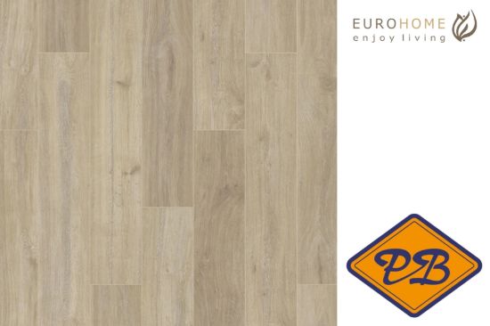 Afbeeldingen van Euro Home VILLA V4 1clic2go pure laminaat 5966 Khaki oak 8mmx19,2x128,5cm (per pak van 9 stuks=2,22m²)