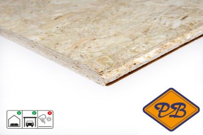 Afbeeldingen van Europees OSB ZERO klasse 3 tong & groef 2-zijden 244x122cm