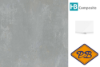 Afbeeldingen van HB Composite aqua SPC vinyl click 'N screw SUPERIOR wandpaneel Concrete Light ultramat XL 4,5mm