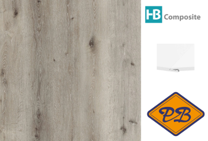 Afbeeldingen van HB Composite aqua SPC vinyl click 'N screw SUPERIOR wandpaneel Wood Residential Oak ultramat XL 4,5mm