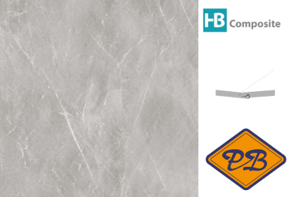 Afbeeldingen van HB Composite aqua SPC vinyl SUPERIOR click I4F wand- en vloer tegel Marmo beige ultramat 4mm