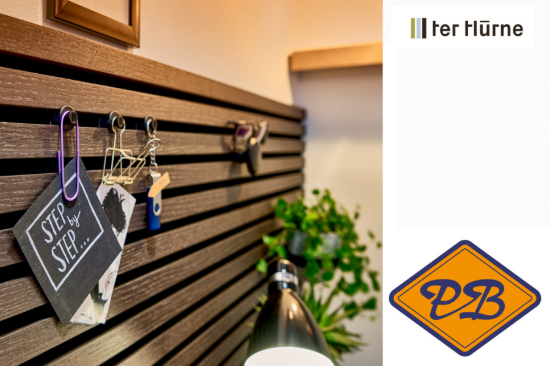 Afbeeldingen van Ter Hürne livingwall function plastic knop Dolf zwart rond 22mm (per set = 4 stuks)