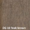 Afbeeldingen van Fazawood eucalyptus hardhouten dubbel rabatdeel Albury DG 10 Teak brown 9,5x300mm