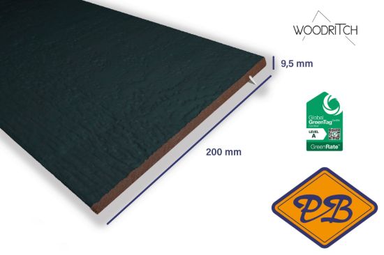 Afbeeldingen van woodritch eucalyptus hardhouten potdekseldeel canberra 7016 antraciet grijs 9,5x200mm