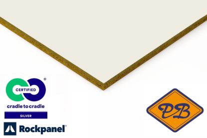 Afbeeldingen van Rockpanel gevelplaat colours durable 1-zijdig ral 9010 zuiver wit 305x120cm
