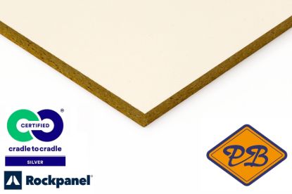 Afbeeldingen van Rockpanel gevelplaat colours durable  1-zijdig ral 9001 creme wit 250x120cm