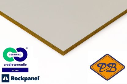 Afbeeldingen van Rockpanel gevelplaat colours durable 1-zijdig ral 7035 lichtgrijs 250x120cm