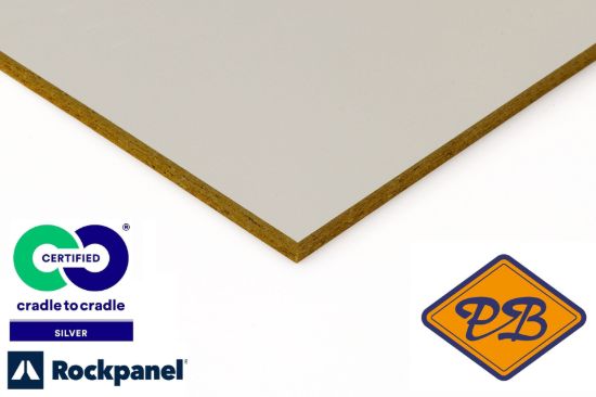 Afbeeldingen van Rockpanel gevelplaat colours durable 1-zijdig ral 7035 lichtgrijs 250x120cm