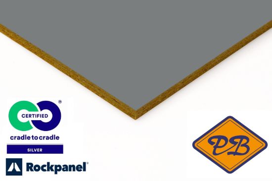 Afbeeldingen van Rockpanel gevelplaat colours durable 1-zijdig ral 7037 stofgrijs 305x120cm
