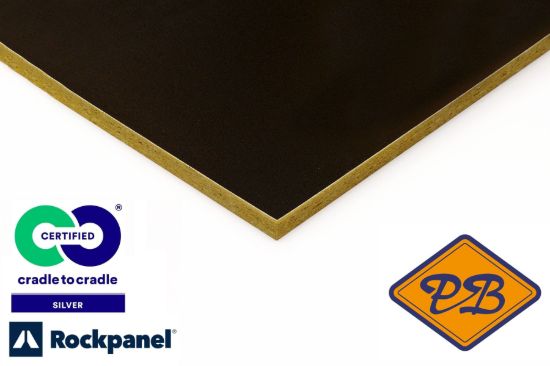Afbeeldingen van Rockpanel gevelplaat colours durable  1-zijdig ral 7021 zwartgrijs 250x120cm