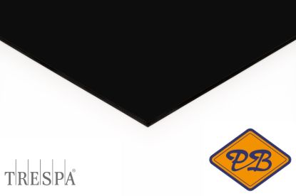 Afbeeldingen van Trespa HPL volkern FR gevelplaat meteon satin  1-zijdig  A90.0.0 zwart 8mm
