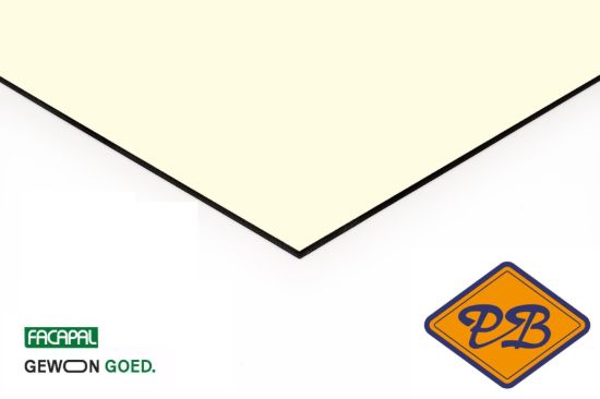 Afbeeldingen van Facapal HPL gevelplaat *RAL 1015 ivoor by plastica