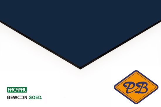 Afbeeldingen van Facapal HPL gevelplaat *RAL 5011 staalblauw by plastica