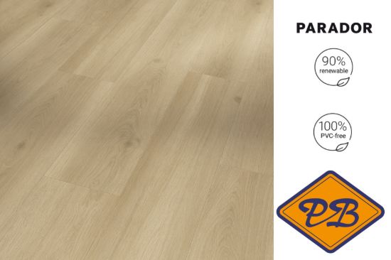 Afbeeldingen van PARADOR TATERRA mineraal HDF safe-lock PRO® click landhuisdeel ECO vloer Eiken Charisma zandbeige 8mmx19,4x128,5cm (per pak van 10 stuks=2,49m²)
