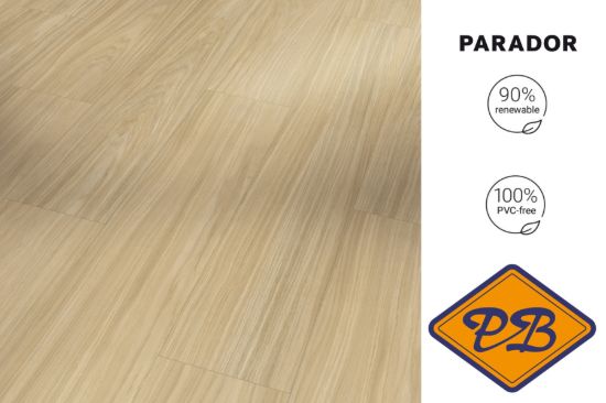 Afbeeldingen van PARADOR TATERRA mineraal HDF safe-lock PRO® click landhuisdeel ECO vloer Eiken Virida zandbeige 8mmx19,4x128,5cm (per pak van 10 stuks=2,49m²)