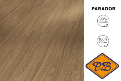 Afbeeldingen van PARADOR TATERRA mineraal HDF safe-lock PRO® click landhuisdeel ECO vloer Eiken Virida almond brown 8mmx19,4x128,5cm (per pak van 10 stuks=2,49m²)