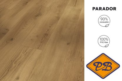 Afbeeldingen van PARADOR TATERRA HDF safe-lock PRO® click landhuisdeel ECO vloer Eiken Nostalgia golden brown 8mmx19,4x128,5cm (per pak van 10 stuks=2,49m²)