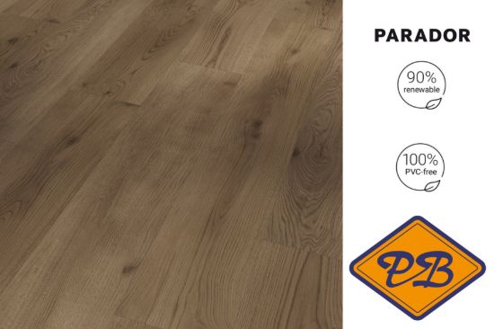 Afbeeldingen van PARADOR TATERRA HDF safe-lock PRO® click landhuisdeel ECO vloer Eiken Terrena coca brown 8mmx19,4x128,5cm (per pak van 10 stuks=2,49m²)