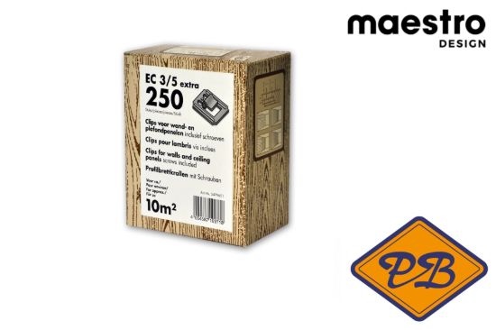 Afbeeldingen van Maripanel wand-en plafond schroefclips (doos=250stuks)