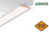 Afbeeldingen van AGNES professional plint MDF 14TF fijn structuur wit 8x44mmx260cm