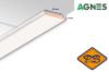 Afbeeldingen van AGNES professional plint MDF 12TF linnenwit 8x44mmx260cm
